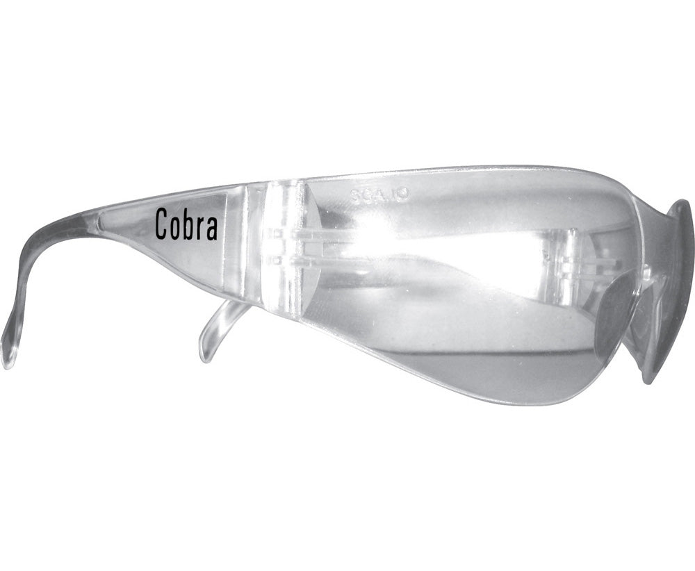 Hard Coated Clear Safety Specs COBRA 12SCC