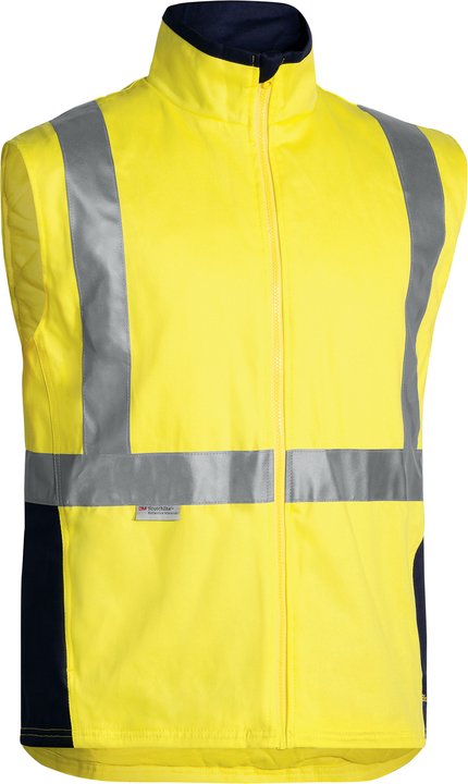 Bisley Taped Hi Vis 3 in 1 Drill Jacket