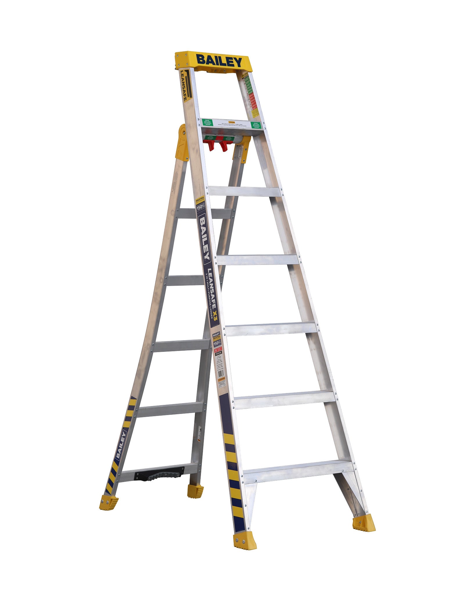 Bailey Ladders Aluminium X3 150kg 7 2.1m