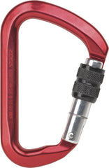 Axis 28KN Big D Screwgate Red Carabiner