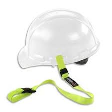 ERGODYNE SQUIDS 3150 ELASTIC HARD HAT LANYARD WITH BUCKLE - LIME (19150)