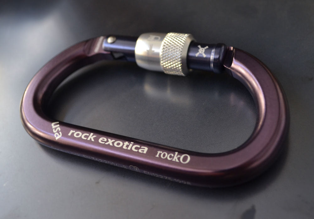 Rock Exotica rockO Screw-Lock   Carabiner -  24Kn