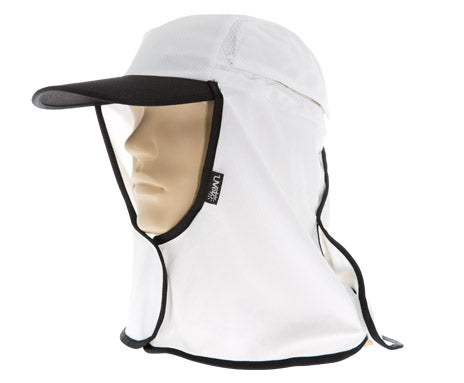 Uveto White Kalahari Hat Micro Mesh (KHMWT)