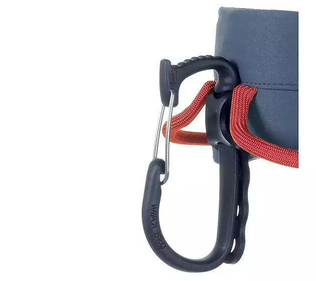 GARNET red (3 buckles) CLIMBING HARNESSES L