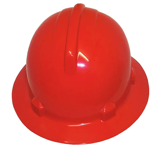 3M HH44 Type 2 Non-Vented Full Brim Safety Helmet Red