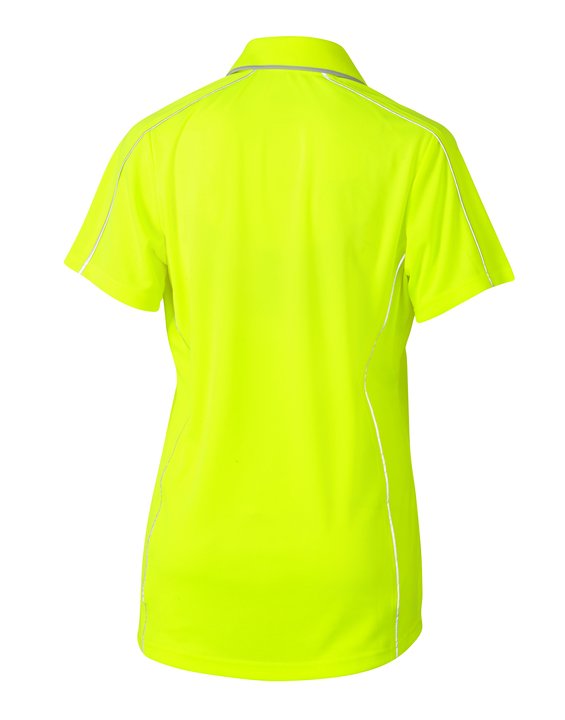 Bisley Women's Cool Mesh Polo with Reflective Piping