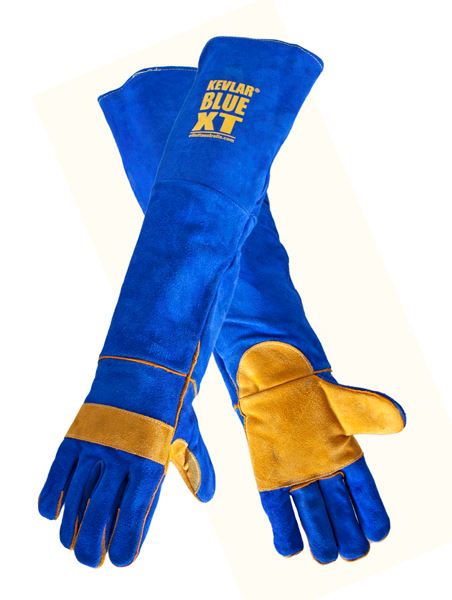 Elliotts KEVLAR BLUE XT Extra Long Welding Gloves L (300RKBXT)