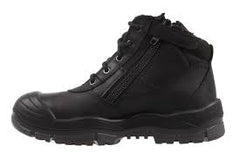 SIZE 9 Mongrel Boots Black ZipSider Low Leg Boot (scuff cap)