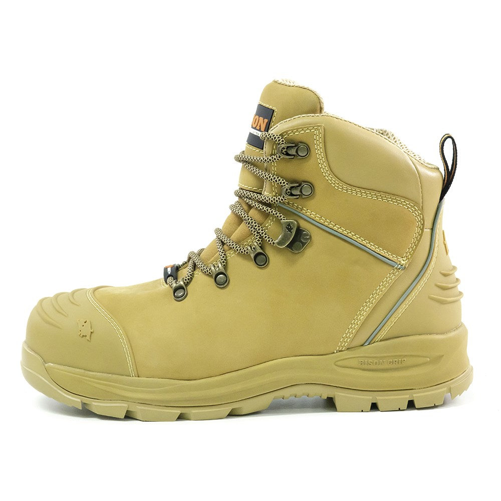 Bison Xt Ankle Lace Up Boot With Zip