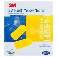 3M E-A-R soft Yellow Neons Uncorded Earplugs Poly Bag 200 pairs/box