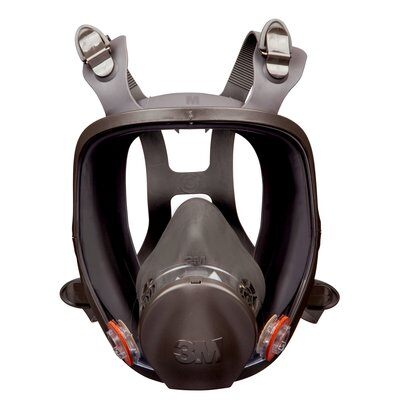 LARGE 3M Full Face Mask Reusable Respirator 6900 Respiratory Protection, Mask Only . Filters NOT included.