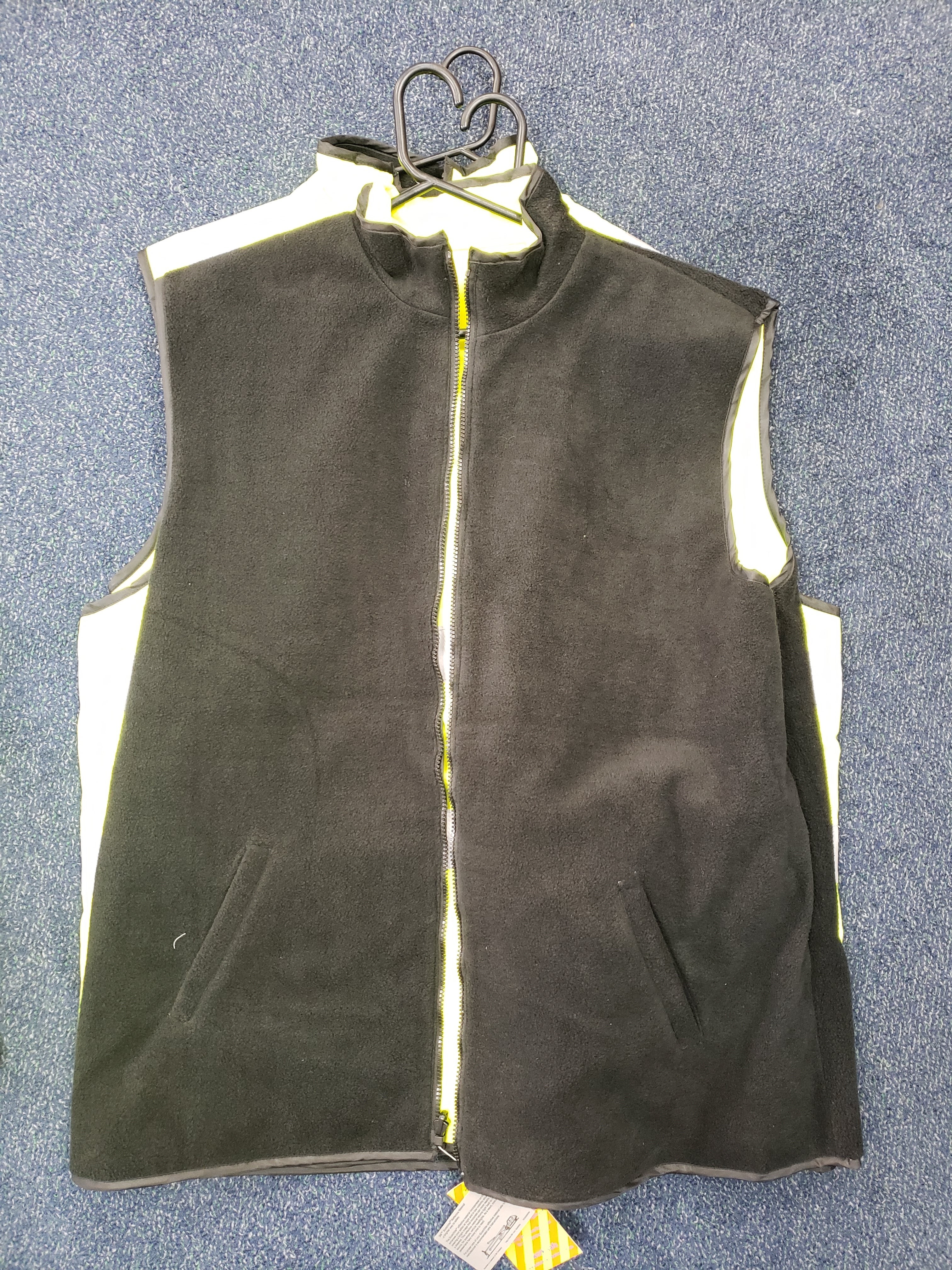 BISLEY REVERSIBLE TAPED Fleece VEST Reversible Hi Vis Vest  2XL