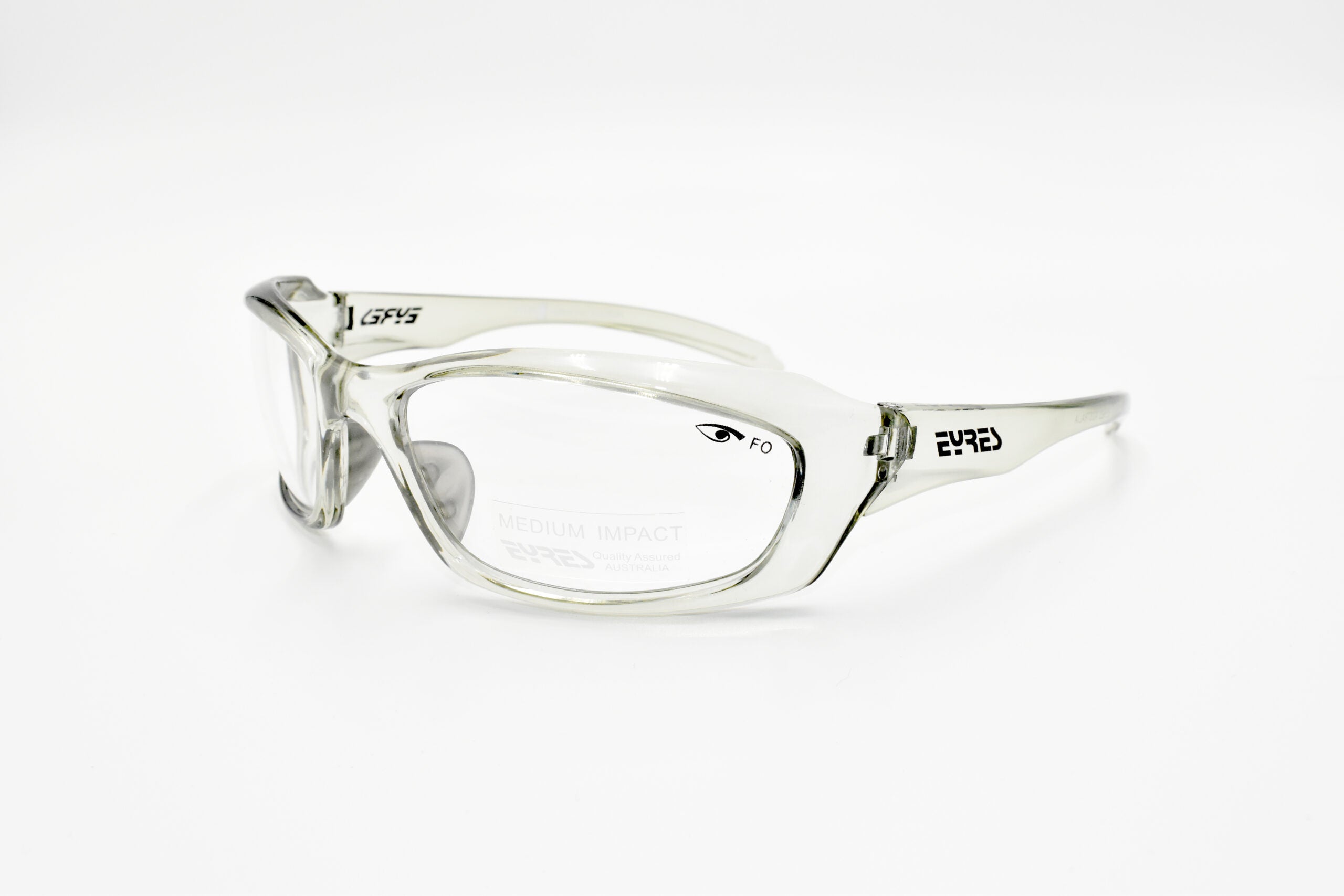 Glasses Frame Razor Buy EYRES RAZOR Crystal Smoke Frame Clear Lens & WorkSafe GEAR Australia