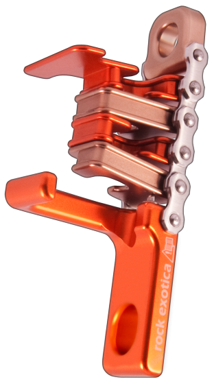 Rock Exotica Unicender.  Single/Double Rope Ascender/Descender Device