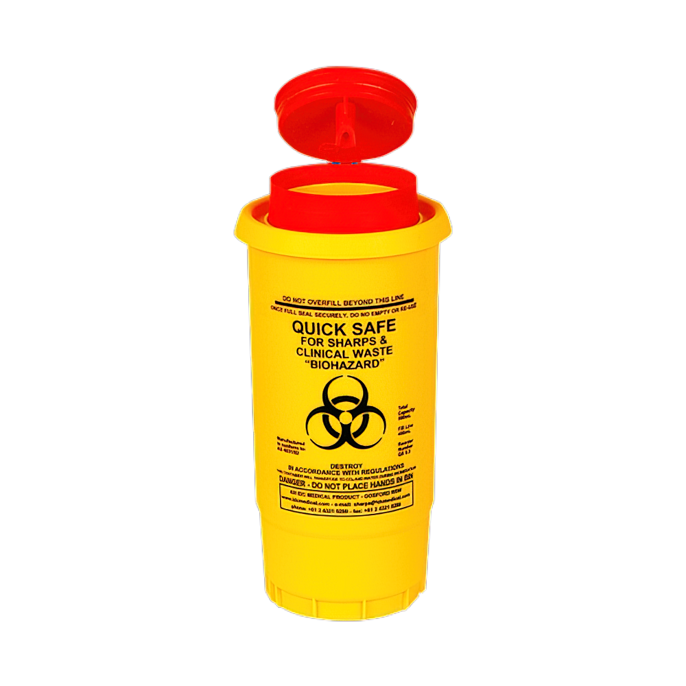 Aero Healthcare AEROHAZARD Sharps Disposal Container 500mL