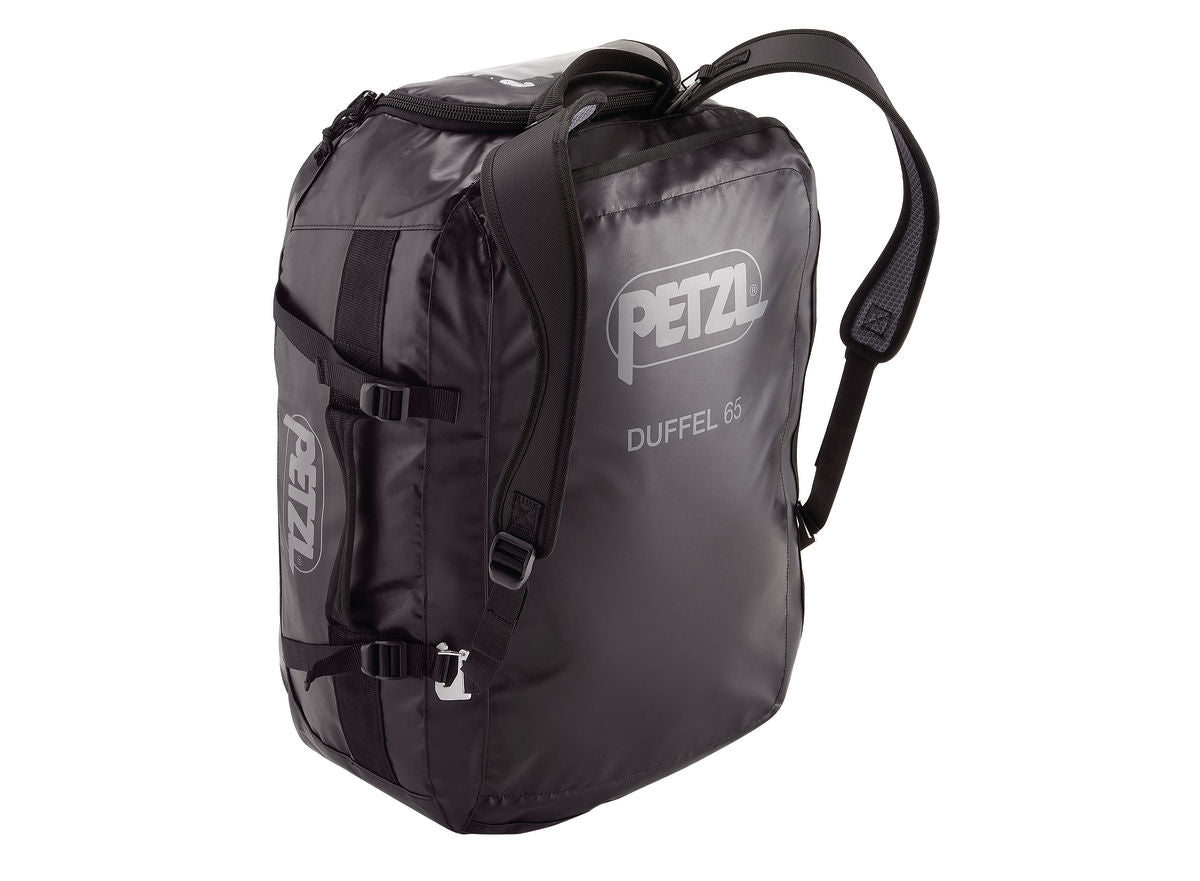 Petzl 65L Duffel Medium Black Capacity Transport Bag (S045AA02)