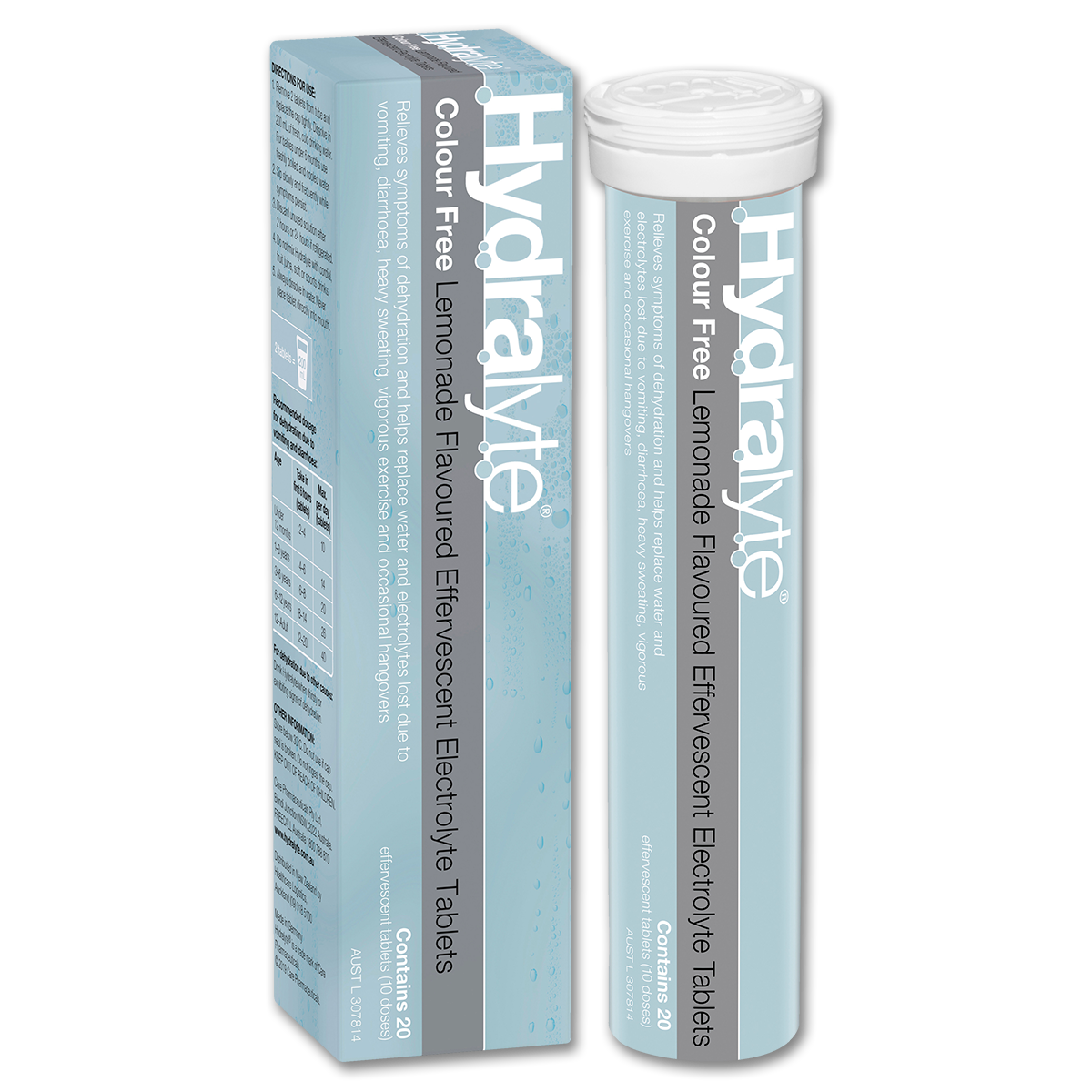 Hydralyte Effervescent Electrolyte Tablets (20 Tablets)