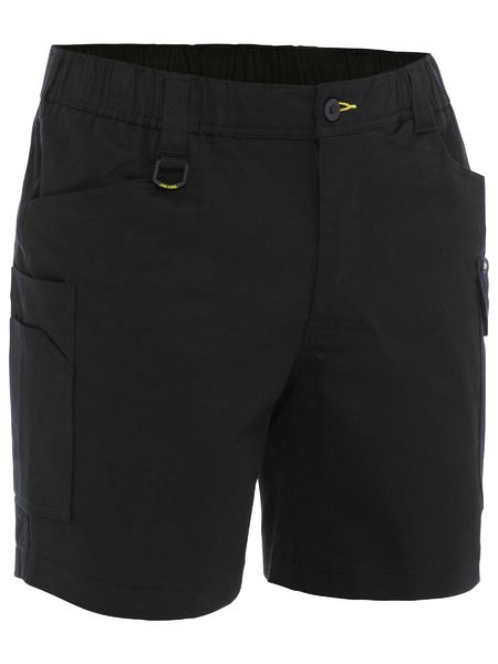 Bisley Stretch Cotton Elastic Waist Cargo Short