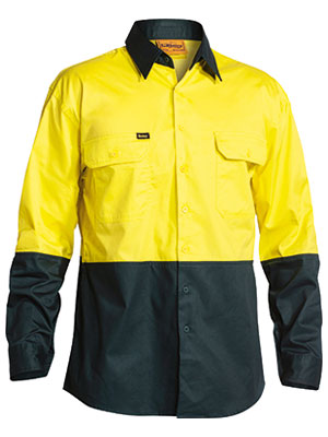 Bisley Hi Vis Cool Lightweight Drill Shirt