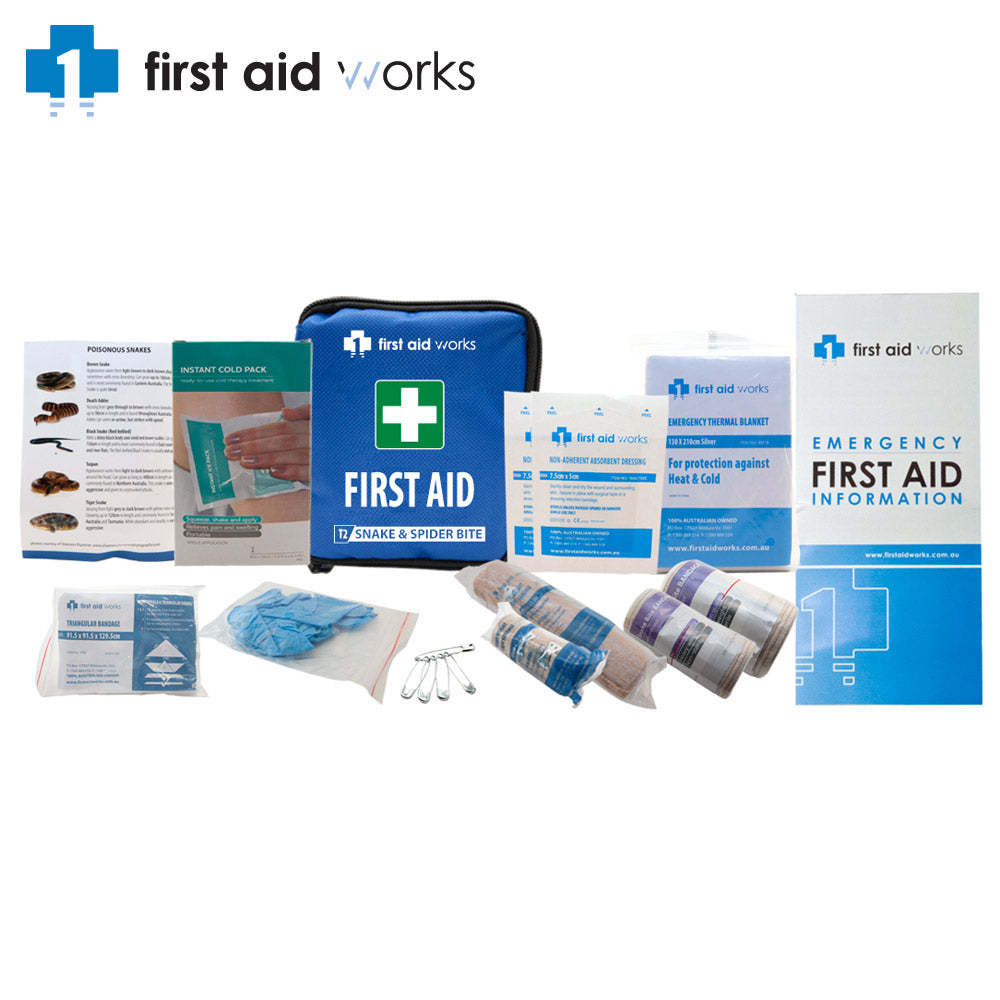 First Aid Works Snake & Spider Bite First Aid Kit (FAWT2SSB)