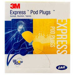 3M E-A-R Express Assorted Uncorded Earplugs  Pillow Pack 100 pairs/box