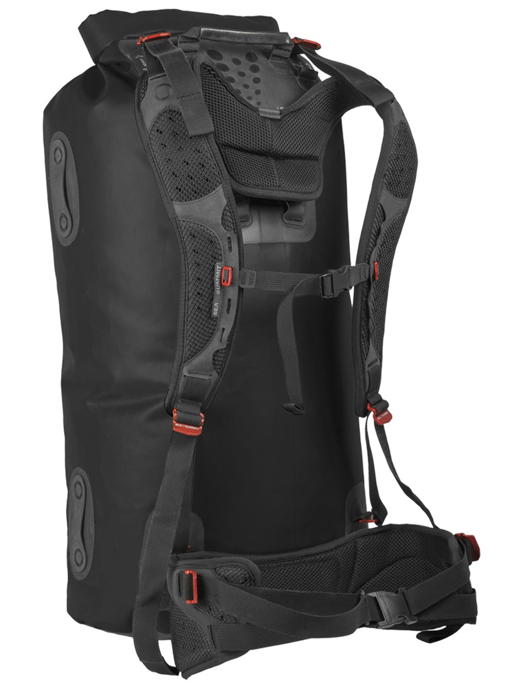 Sea To Summit Hydraulic BLACK 65L Dry Pack with Harness (AHYDBHS65BK)