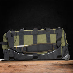 Rugged Xtremes Wheeled FIFO Transit Canvas Bag (Green)