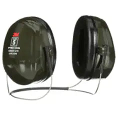 3M PELTOR Optime II Neckband Format Earmuff H520B, Green, Class 5 SLC80 27dB