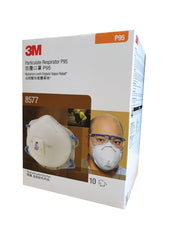 3M P2 Particulate, Nuisance Vapours & Odours Respirator valve (8577)PK-10