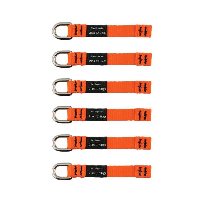 ERGODYNE SQUIDS 3700  WEB TOOL TAILS 11.5CM - ORANGE 6 Tails per packet (19704)