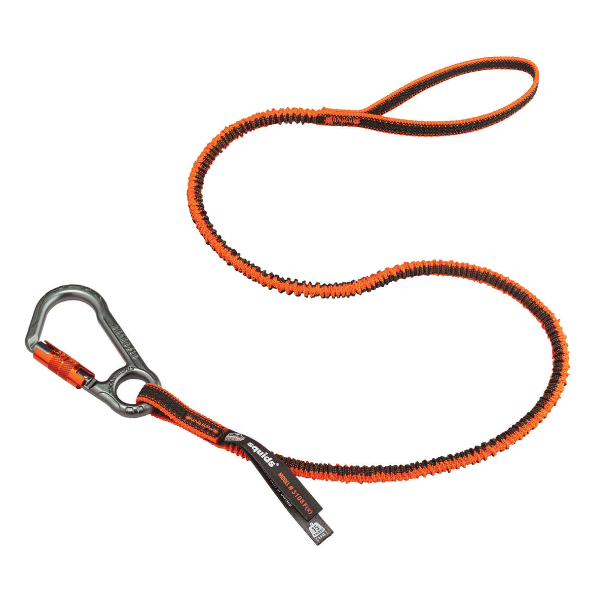 Ergodyne - Squids 3108F(x) Single Carabiner Tool Lanyard