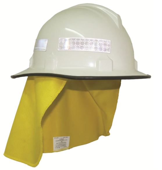 3M HF46 Type 3 Bush Fireman's Helmet WHITE (HF46:WH)