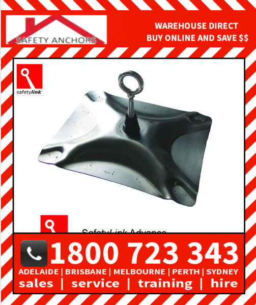 SafetyLink Advance SurfaceLink Roof Anchor with Rivets (ASURFL001)