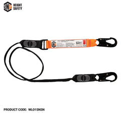 LINQ Elite Single Leg Shock Absorbing Webbing Lanyard