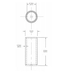 3M DBI-SALA Core Mount Sleeve Davit Base 8510109