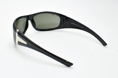 EYRES SPACE Crystal Black Snake Frame Polarised Grey FS Lens