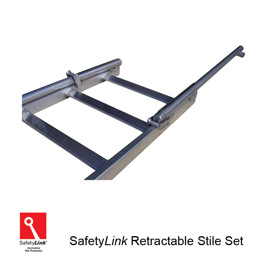 Safetylink Permanent Ladder Retractable Stile Set (LADER001.06)