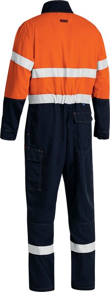 Bisley TenCate Tecasafe Plus 580 Taped Hi Vis Lightweight FR Coverall