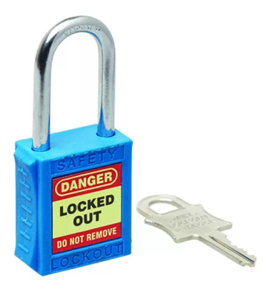 25mm Economy Blue Safety Padlock (UL412)