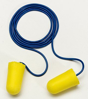 3M E-A-R TaperFit 2 Large Corded Earplugs Poly Bag 200 pairs/box