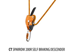 Sparrow Self Locking Descender 200kg