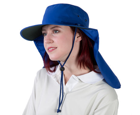 L-M ROYAL BLUE Tammin Broad Brim Sun Hat