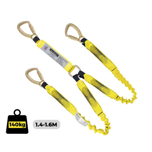 Austlift Lanyard Double Elasticated Triple Action Complies AS1891.5