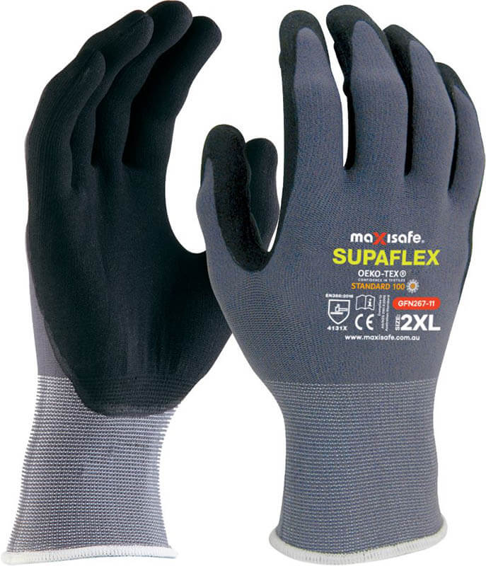 Maxisafe Supaflex Glove With Micro-Foam Coating (12 Pairs)