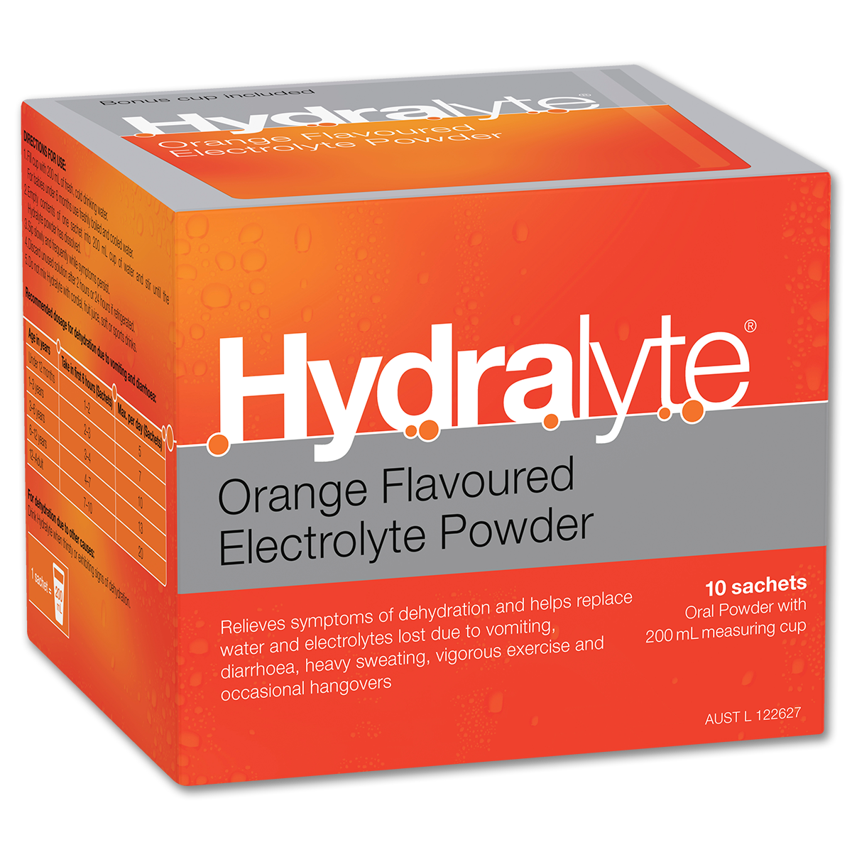 Hydralyte Electrolyte Powder Sachets 4.9g (Pack of 10)