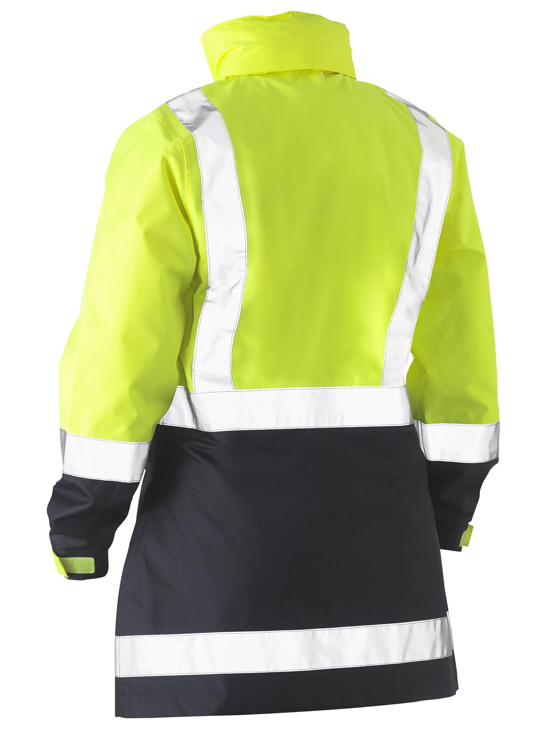 Bisley Women's H Taped Two Tone Hi Vis Rain Jacket