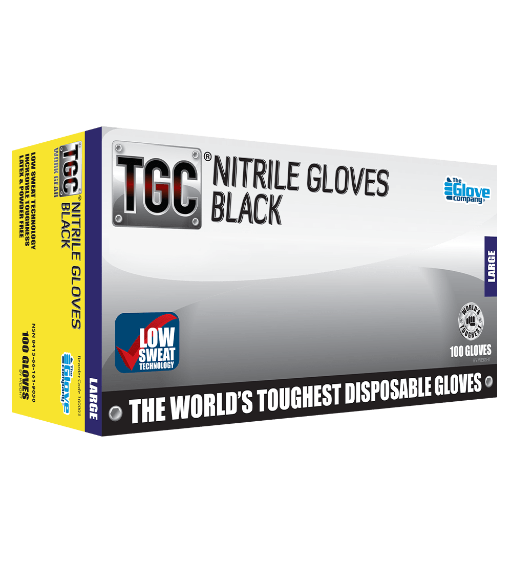 TGC Nitrile Disposable Gloves (Box of 100)