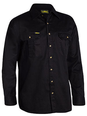 Bisley Original Cotton Drill Shirt - Long Sleeve