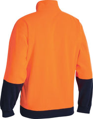 Bisley Hi Vis Polar fleece Zip Pullover