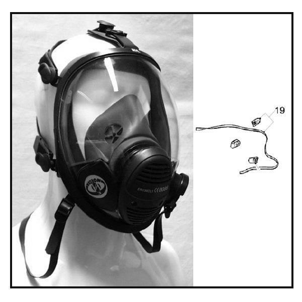 3M Scott Fire & Safety PROMASK ACCESSORIES 071.733.99 Neckstrap Vision 3 Promask